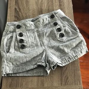 Express Women’s Gray High Waisted Short